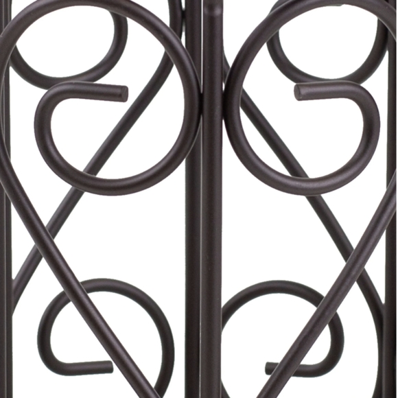 New Bronze Steel Cutlery Holder With Mesh Bottom & Non Skid Feet, Utensil Holder - Picture 3 of 8